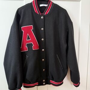 Varsity Jacket with Red Letter A